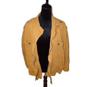 Maurices Women's Tan and Yellow Jacket